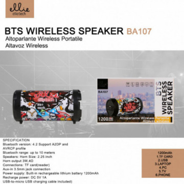 Bluetooth  Enceinte  BA107