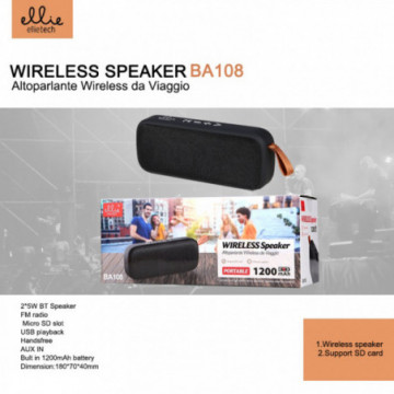 Bluetooth  Enceinte  BA108