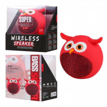 Bluetooth Mini Enceinte BT302-Rouge